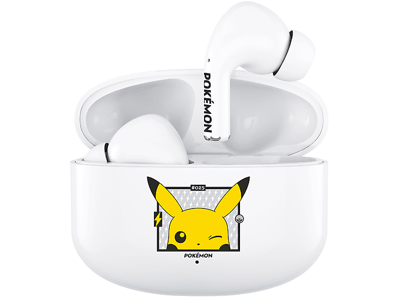 OTL TECHNOLOGIES Pokémon Kopfhörer Bluetooth weiß Pikchu, In-ear