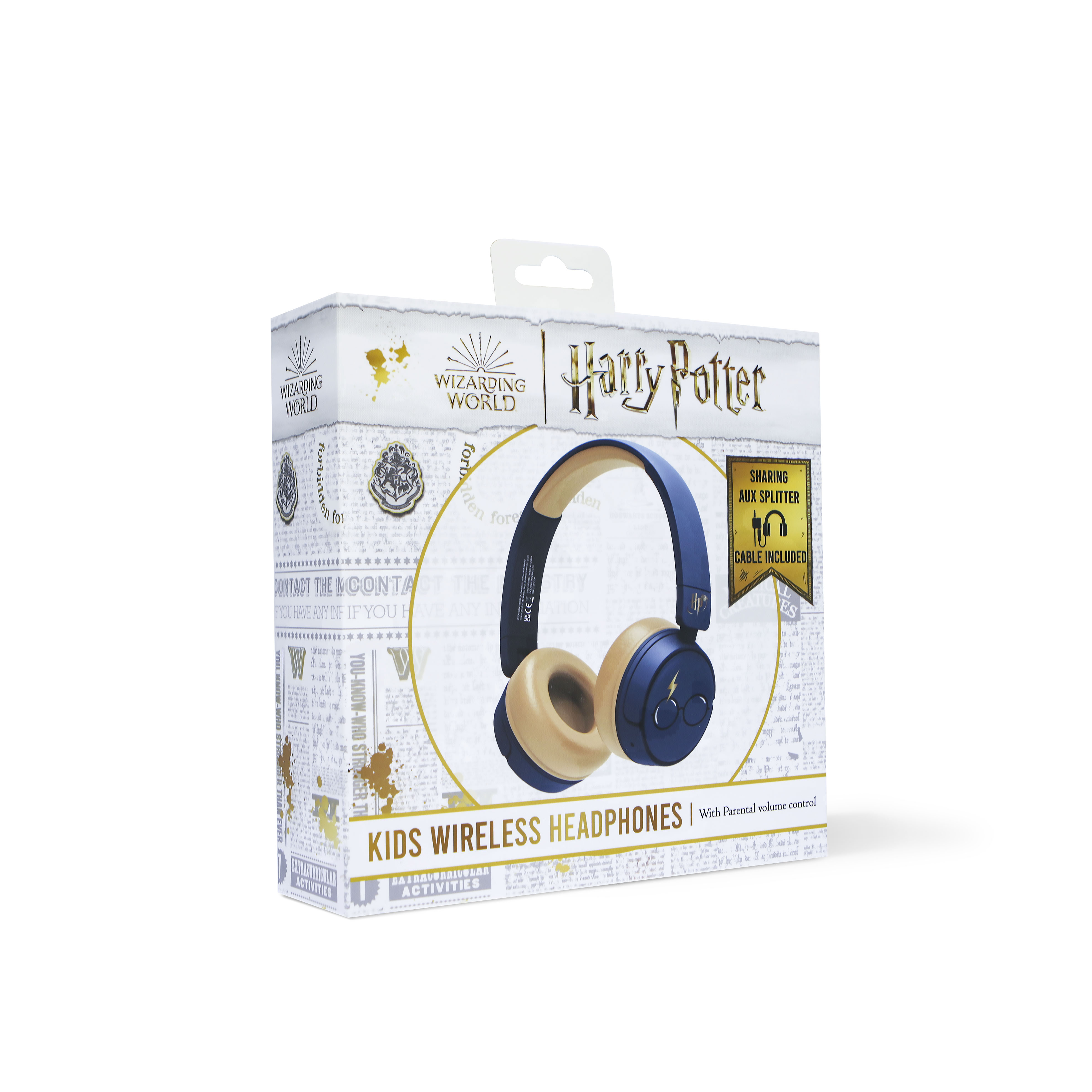 OTL TECHNOLOGIES Harry Potter, Over-ear blau Kopfhörer Bluetooth