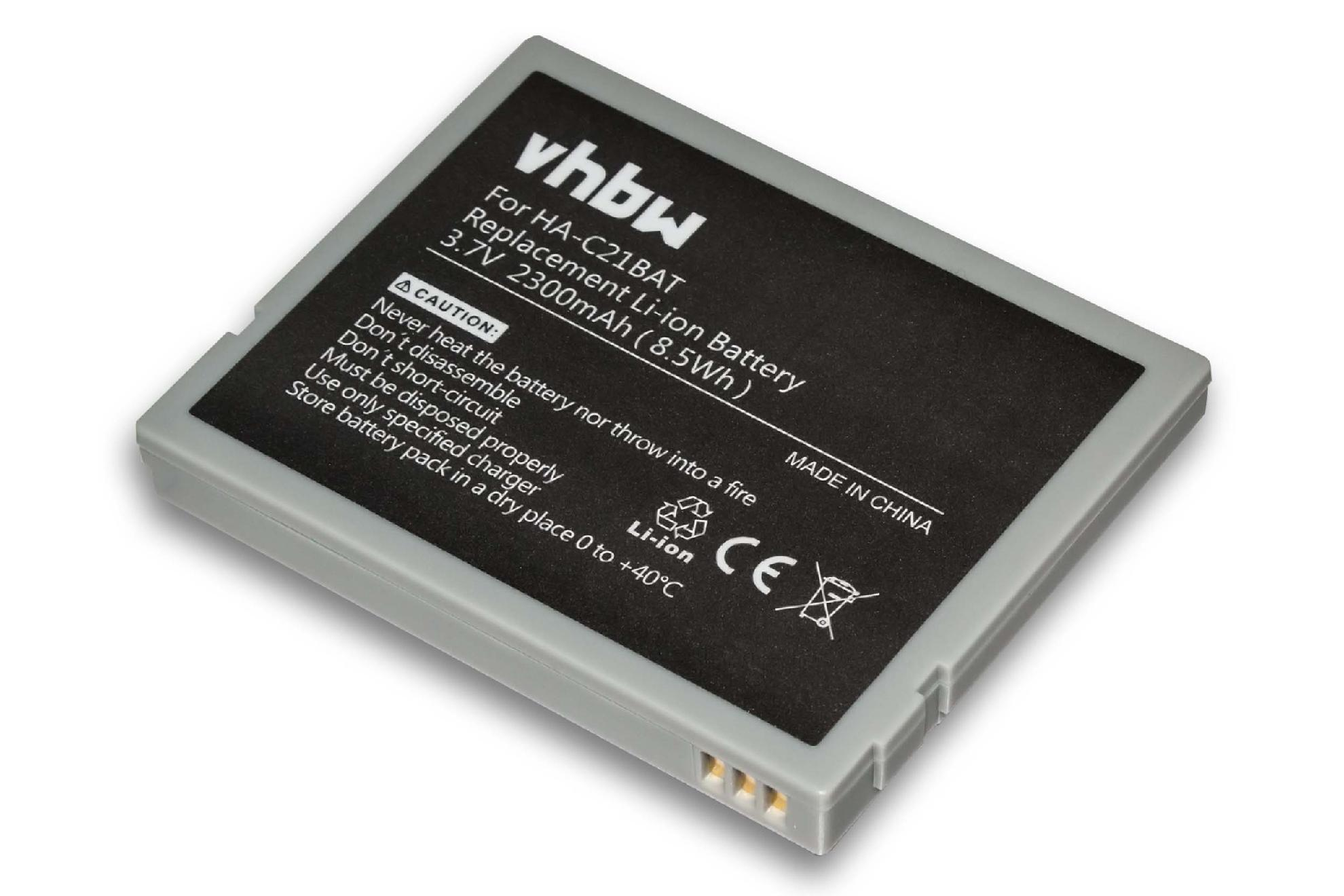 VHBW Ersatz für 3.7 Akku HA-C21BAT 2300 für Li-Ion Handheld, Volt, - Casio