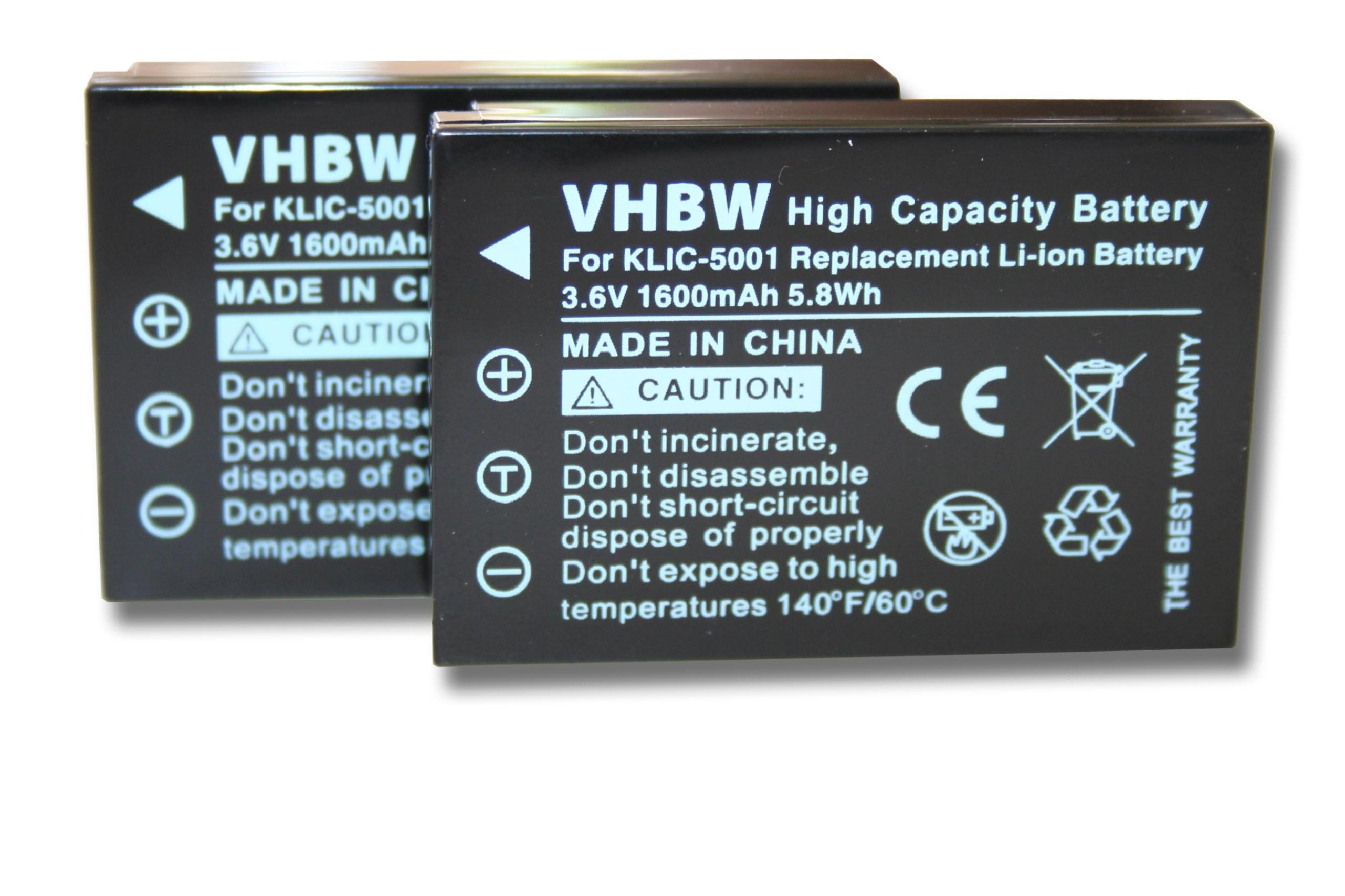 3.6 VHBW Li-Ion Volt, IC-E7 Kamera, mit IC-P7A, kompatibel Akku - 1600 Icom IC-P7,