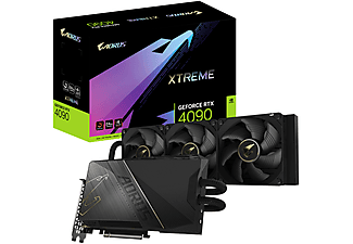 GIGABYTE AORUS GeForce RTX 4090 XTREME WATERFORCE 24G (NVIDIA, Grafikkarte)