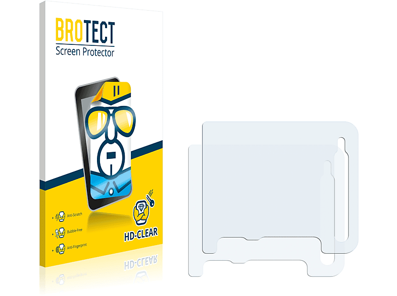 BROTECT 2x klare Schutzfolie(für Sony Cyber-Shot DSC-RX0)
