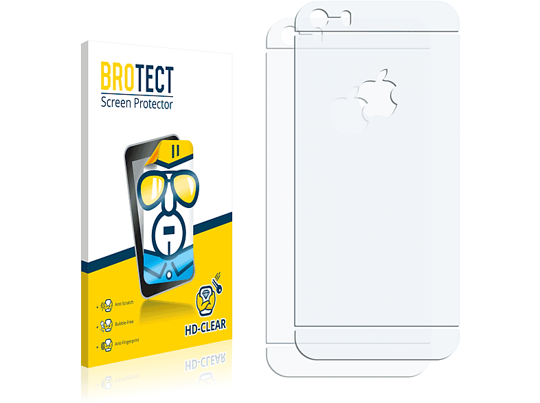 Apple iPhone BROTECT klare SE Schutzfolie(für 2x 2016)
