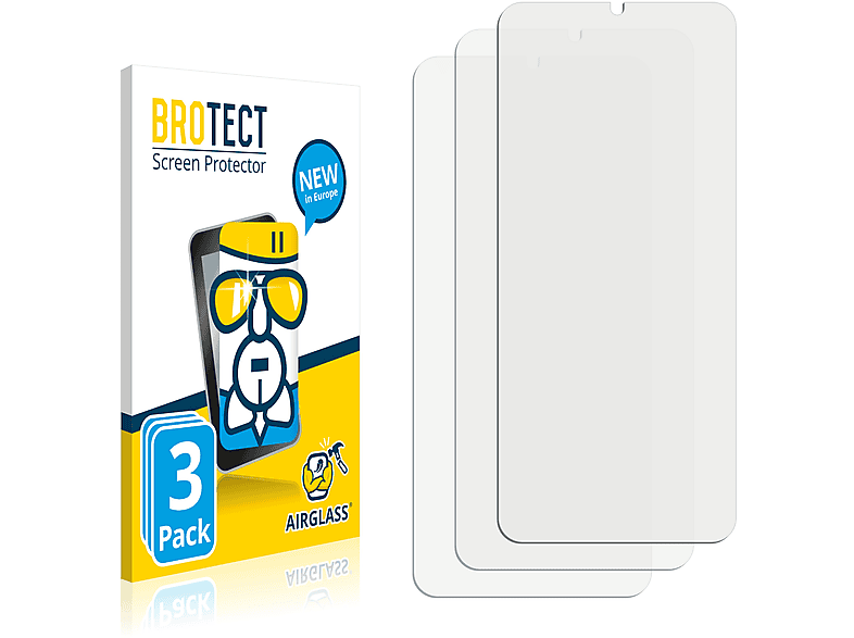 BROTECT 3x Airglass klare Schutzfolie(für Oppo A57 4G)