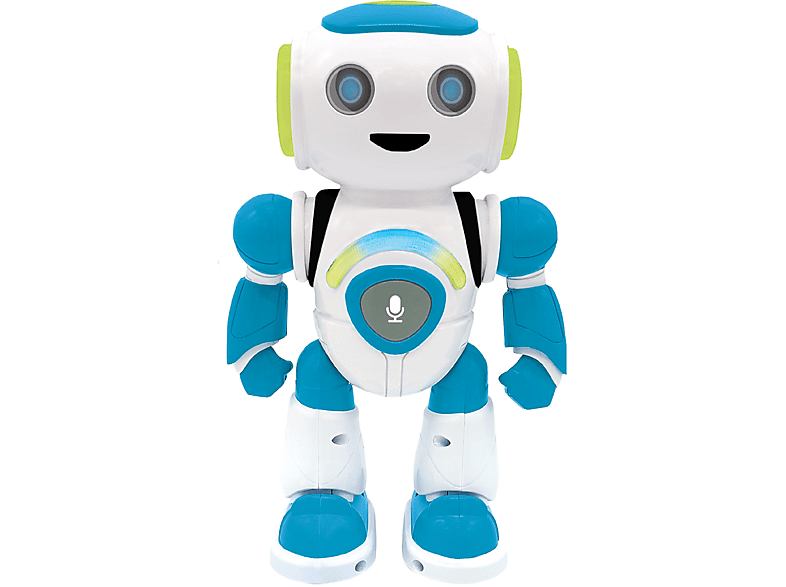 JUNIOR (Deutsch Lernroboter, sprechend) Blau/Weiß POWERMAN® LEXIBOOK