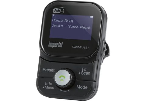 IMPERIAL DABMAN 65 Autoradio, DAB+ / UKW, DAB+, DAB, FM, AM, Bluetooth,  schwarz
