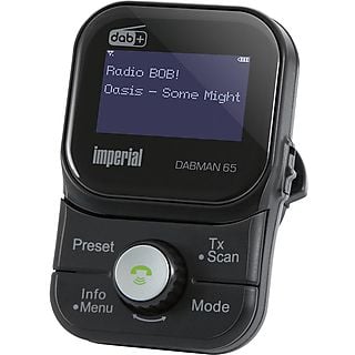 IMPERIAL DABMAN 65 Autoradio, DAB+ / UKW, DAB+, DAB, FM, AM, Bluetooth, schwarz