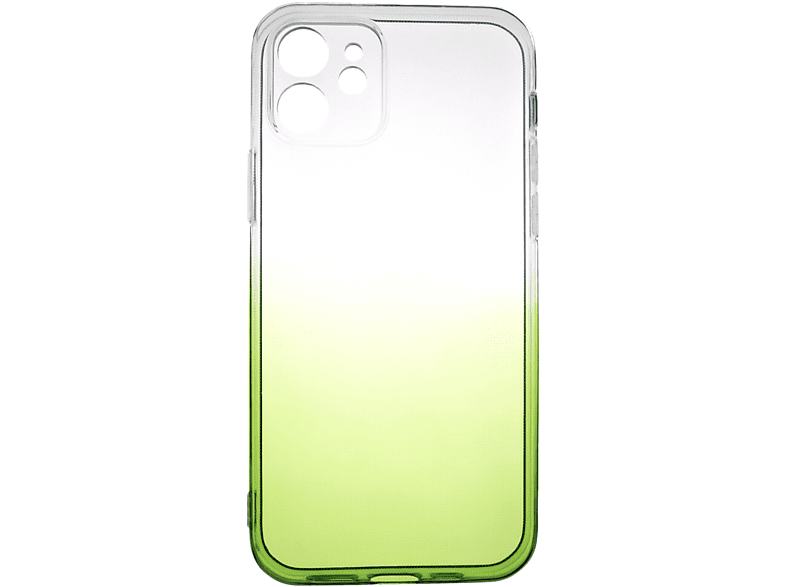 JAMCOVER 2.0 mm TPU Case Strong, Backcover, Apple, iPhone 12, iPhone 12 Pro, Grün, Transparent