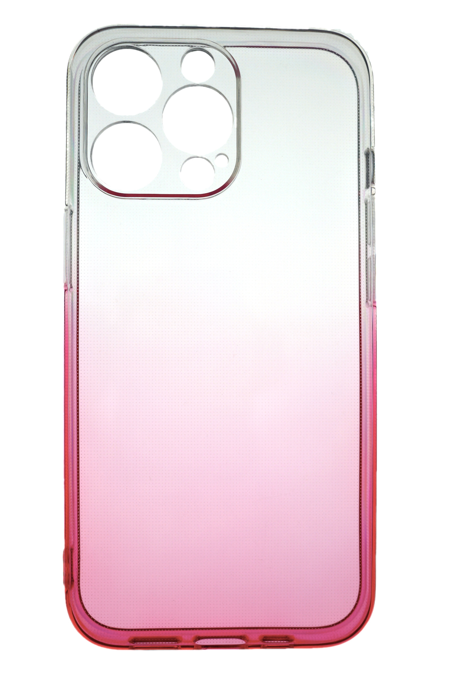 mm 14 Pink, Case TPU iPhone Backcover, Strong, 2.0 JAMCOVER Transparent Apple, Pro,