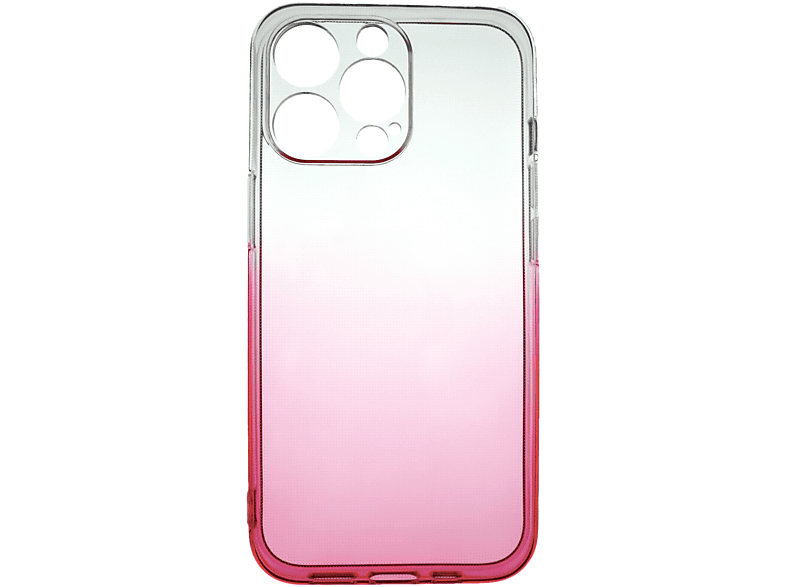 mm 14 Pink, Case TPU iPhone Backcover, Strong, 2.0 JAMCOVER Transparent Apple, Pro,