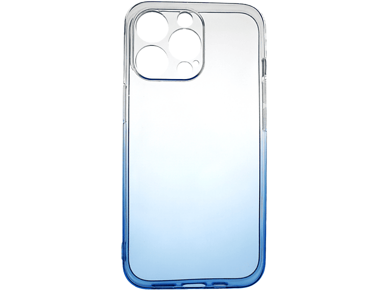 JAMCOVER 2.0 mm TPU Case Strong, Backcover, Apple, iPhone 13 Pro Max, Blau, Transparent
