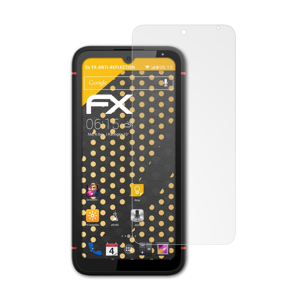 ATFOLIX 3x FX-Antireflex Displayschutz(für GX4) Gigaset