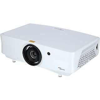 Proyector - OPTOMA E1P0A3LWE1Z1, Ultra HD 4K - 3840 x 2160, UHD 4K, Blanco
