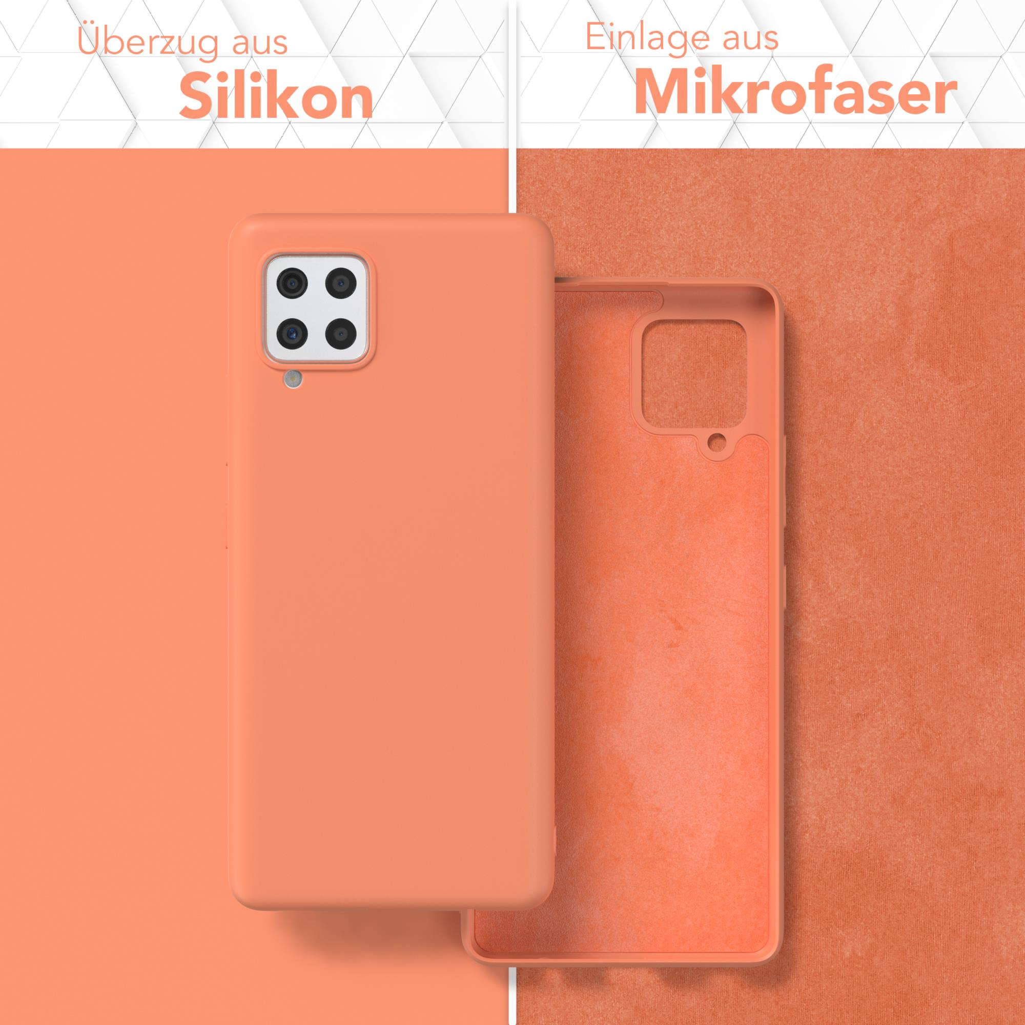 EAZY CASE Matt, Silikon TPU A42 Galaxy Backcover, Samsung, 5G, Handycase Orange