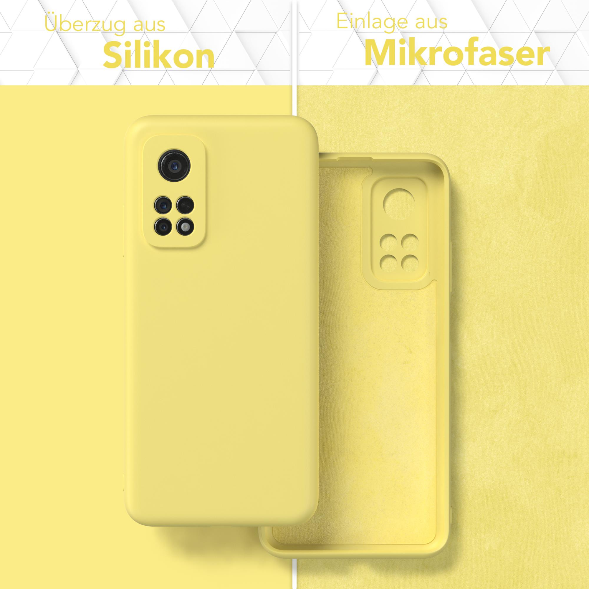 5G Silikon Matt, EAZY 5G, 10T Mi Mi Xiaomi, / Pro Backcover, 10T Gelb CASE TPU Handycase
