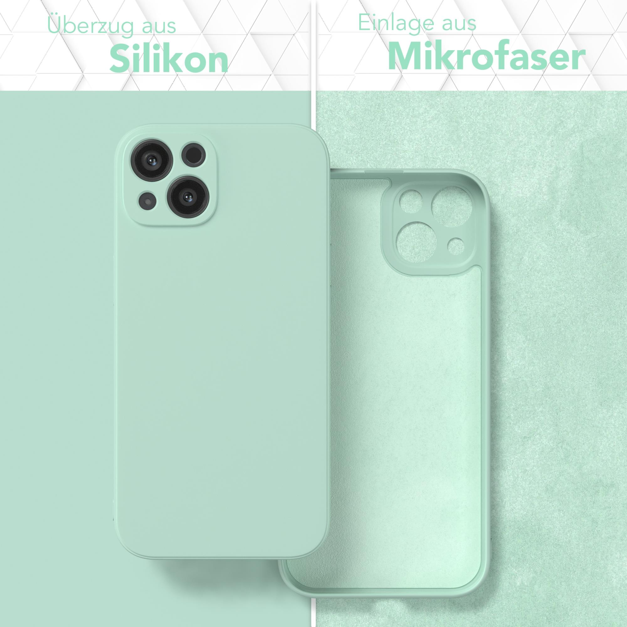 EAZY CASE iPhone Backcover, Grün Mint Matt, TPU Silikon Apple, 13, Handycase