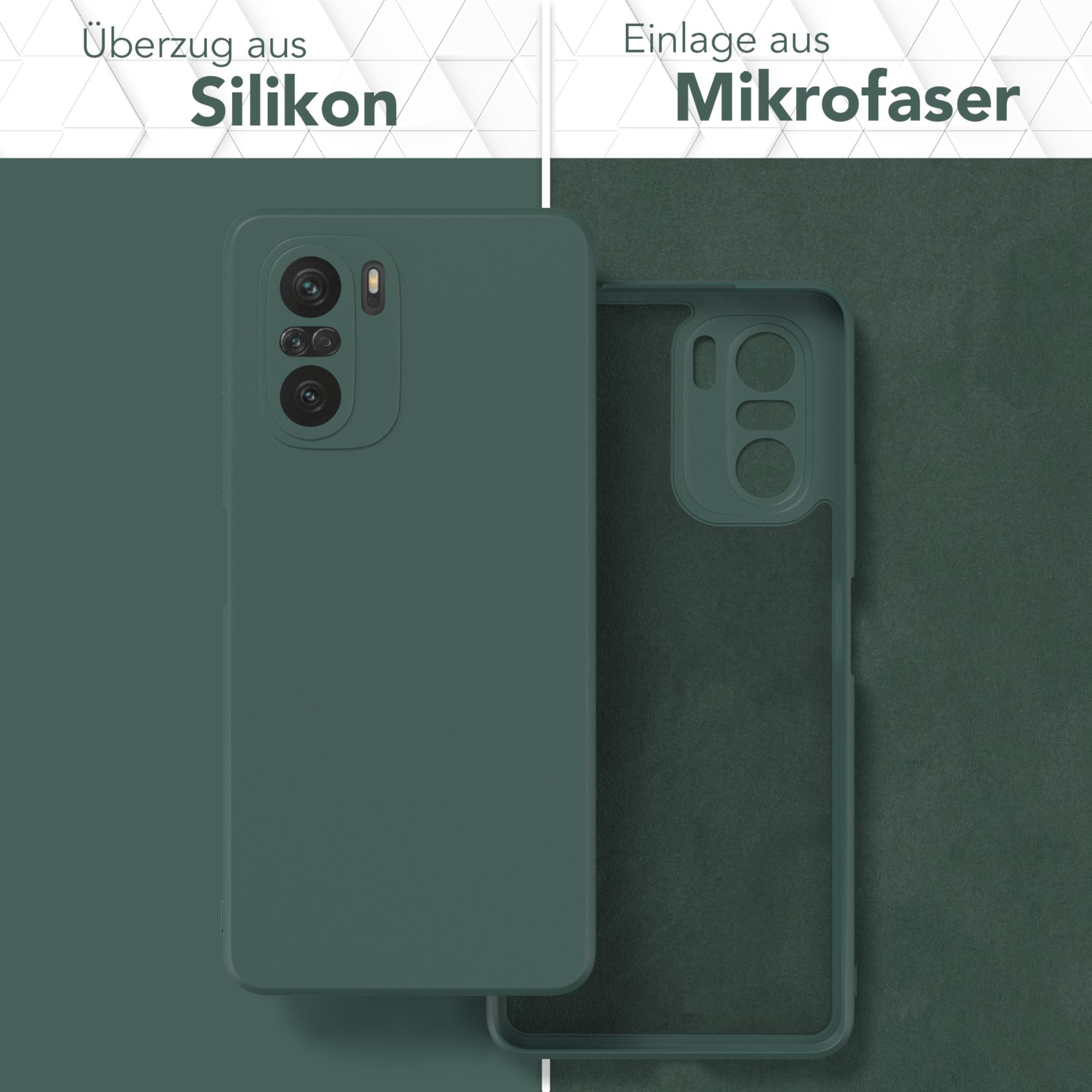 EAZY CASE Mi Xiaomi, TPU Grün Handycase Backcover, Nachtgrün Silikon Matt, / 11i