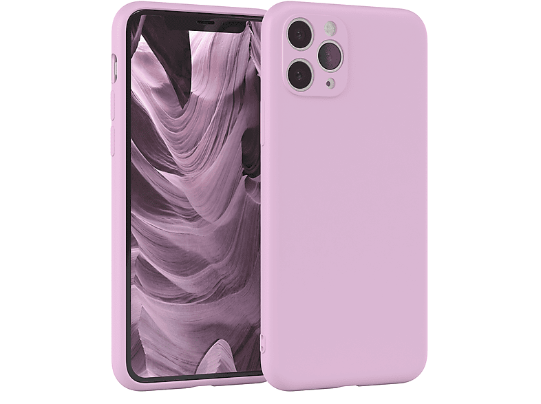 EAZY CASE TPU Silikon Handycase Matt, Backcover, Apple, iPhone 11 Pro, Lila / Flieder