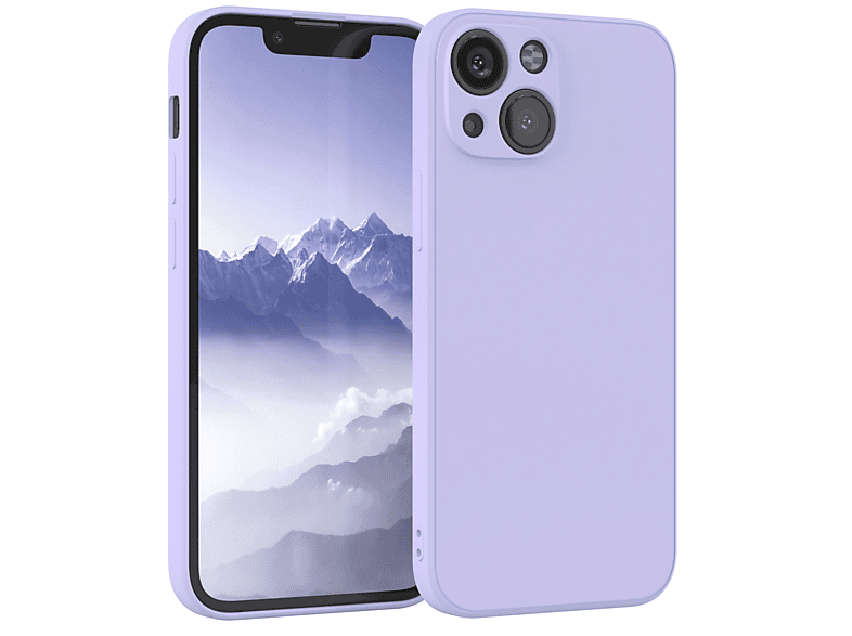 iPhone Lila Backcover, Matt, Handycase / TPU Apple, Violett Lavendel Mini, EAZY CASE 13 Silikon