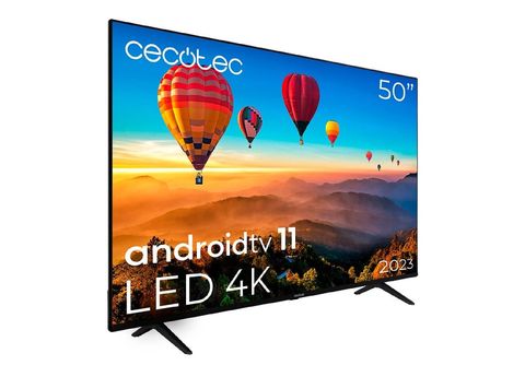 TV LED 50 - CECOTEC A1 series ALU10050S, UHD 4K, Smart TV, Black