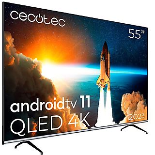 TV QLED 55" - CECOTEC V1 series VQU10055S, UHD 4K, Smart TV, Black