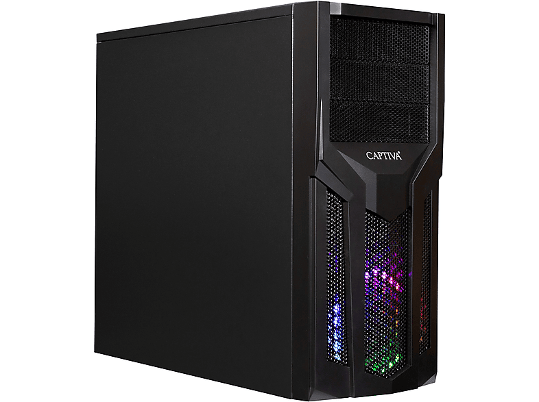 CAPTIVA Advanced Gaming I66-608, ohne Betriebssystem, Gaming-PC mit Intel® Core™ i5 Prozessor, 16 GB RAM, 960 GB SSD, NVIDIA GeForce® GTX 1650, 4 GB