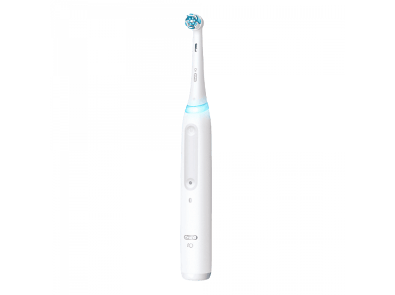 ORAL-B Elektrische Zahnbürste iO4 ganz weiß ohne TC elektrische Zahnbürste Weiß