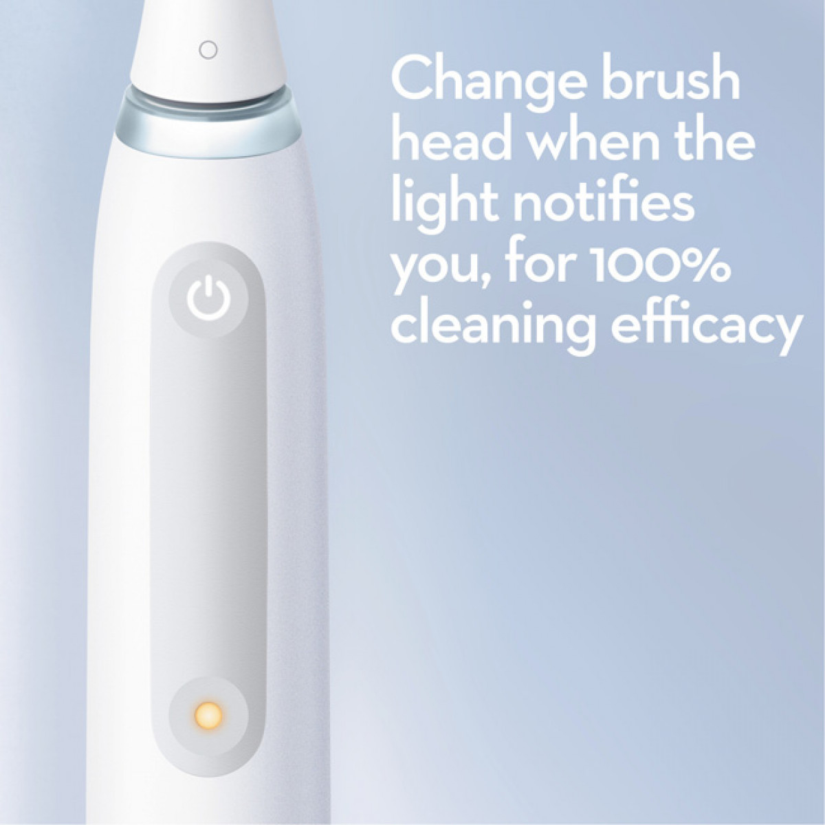 ORAL-B Elektrische Zahnbürste iO4 elektrische ganz weiß Weiß TC ohne Zahnbürste