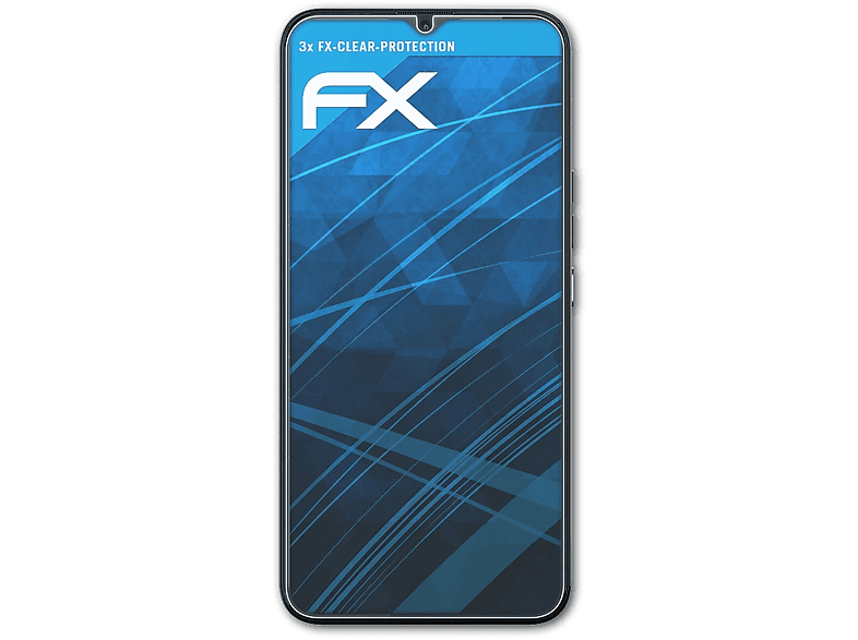 ATFOLIX 3x FX-Clear Displayschutz(für Gigaset GS5 Senior)