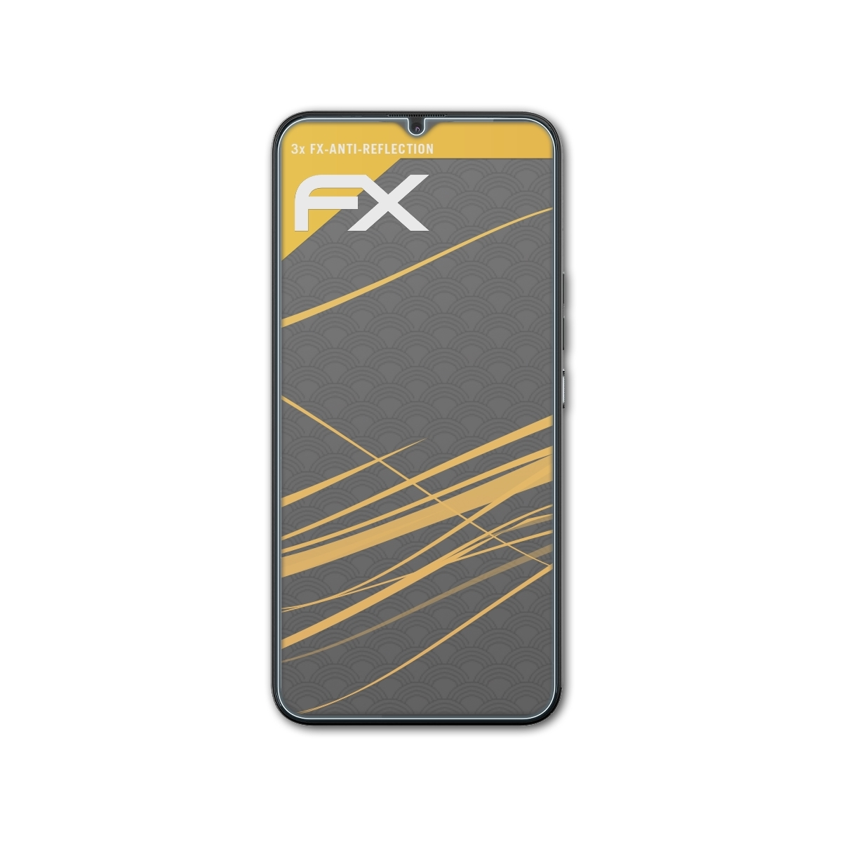 3x FX-Antireflex Gigaset GS5 Senior) ATFOLIX Displayschutz(für