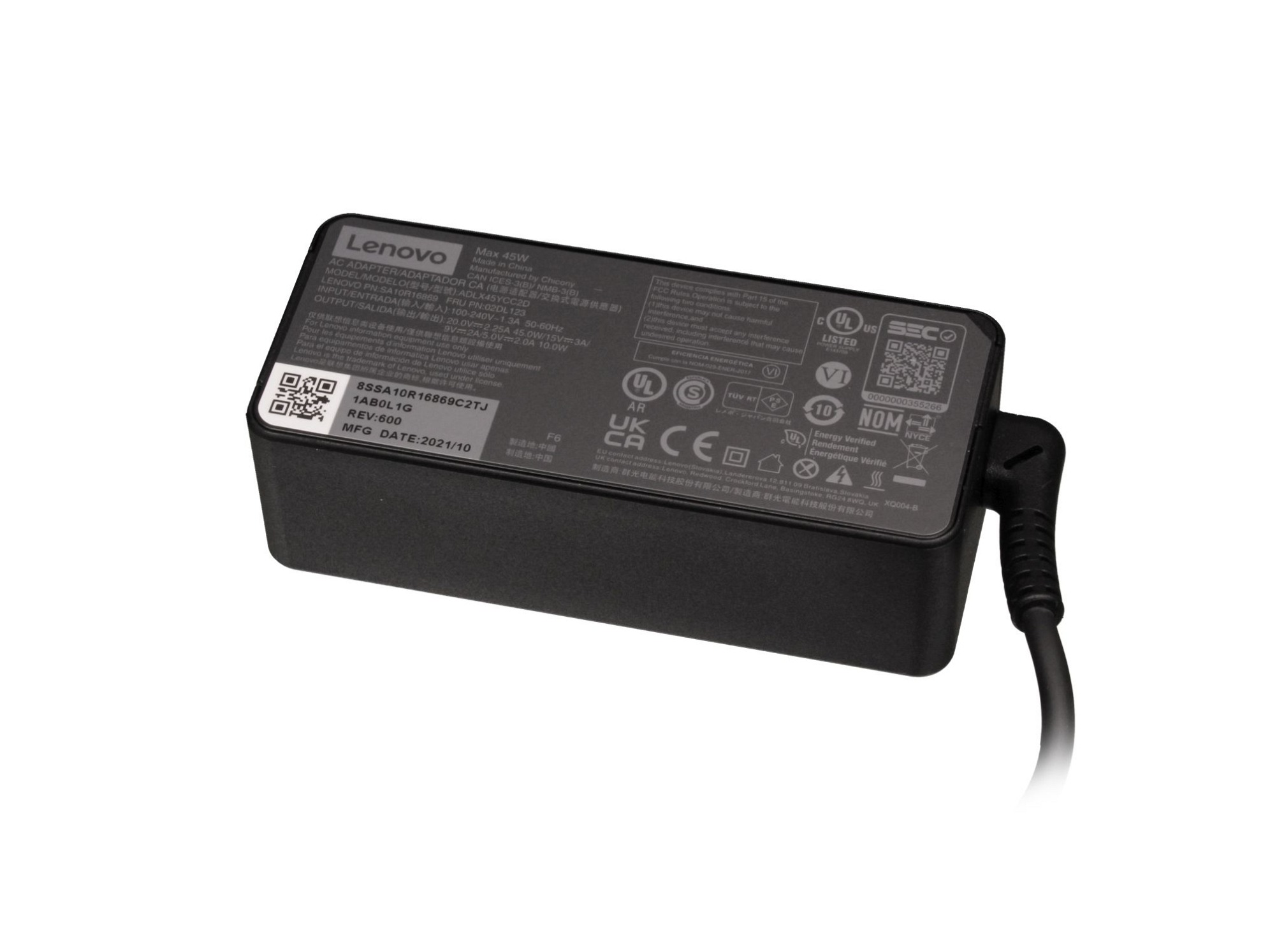 Netzteil USB-C Original LENOVO 5A10W86256 45 Watt