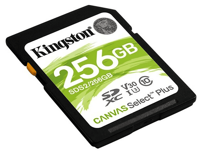 Verkaufsstand KINGSTON Canvas Speicherkarte, SDXC GB Select Plus, 256
