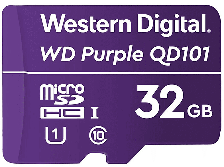WESTERN DIGITAL WDD032G1P0C, Micro-SD Speicherkarte, 32 GB, 24 MB/s