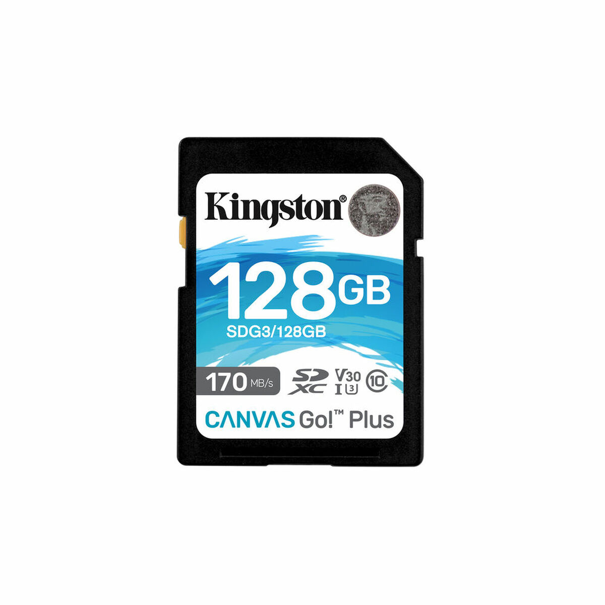 90 KINGSTON Go!, SDXC MB/s 128 Canvas Speicherkarte, GB,