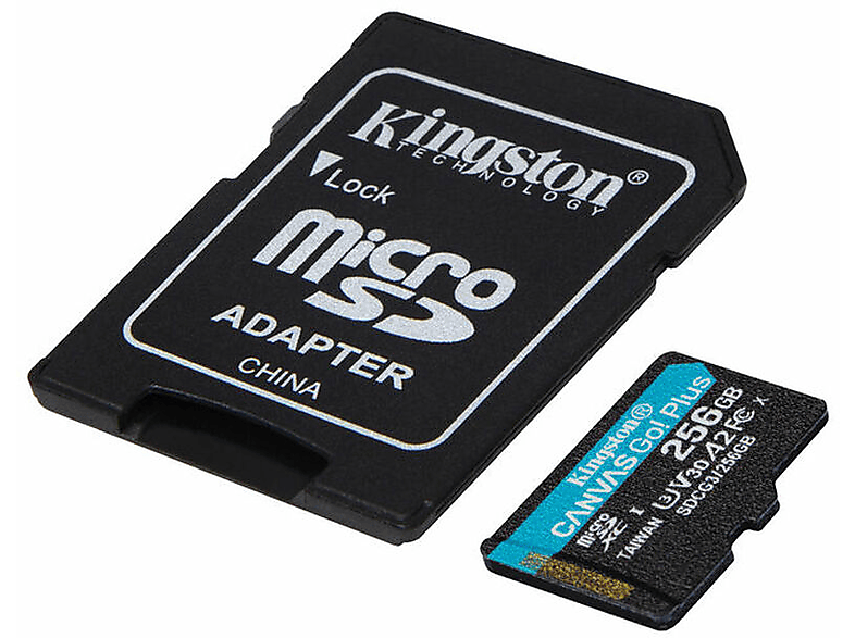 KINGSTON 891255 SDCG3/256GB, Micro-SD Speicherkarte, 256 GB, 90 MB/s
