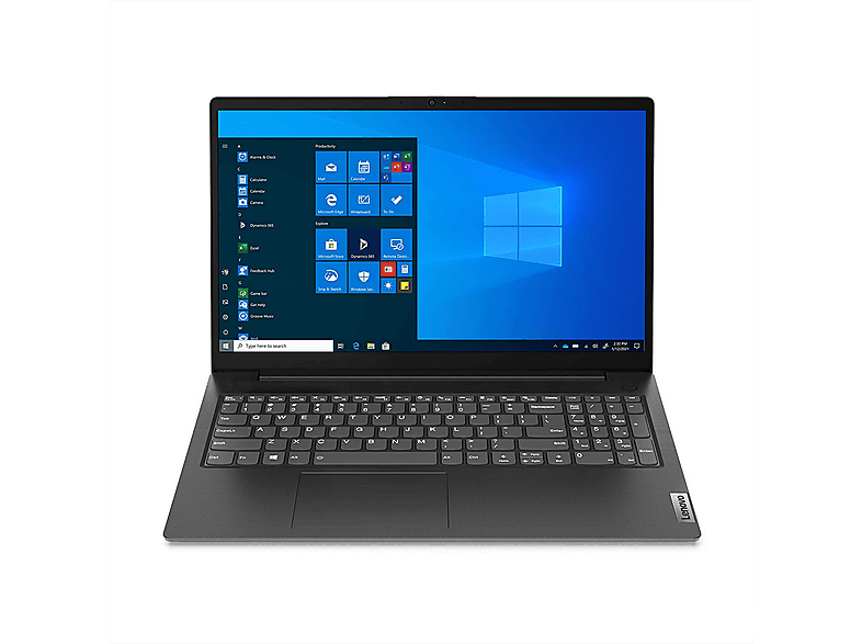 LENOVO V15 N5100 QuadCore 2.8 GHz | Windows 11 | Office 2024, Laptop mit 15,6 Zoll Display, Intel® Celeron® Prozessor, 8 GB RAM, 256 GB SSD, Black