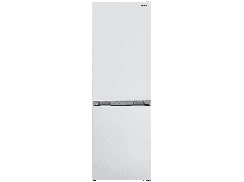 SHARP SJ-BA09RMXWC-EU Kühl-Gefrierkombination (C, 153 kWh, 186 cm hoch, weiß)