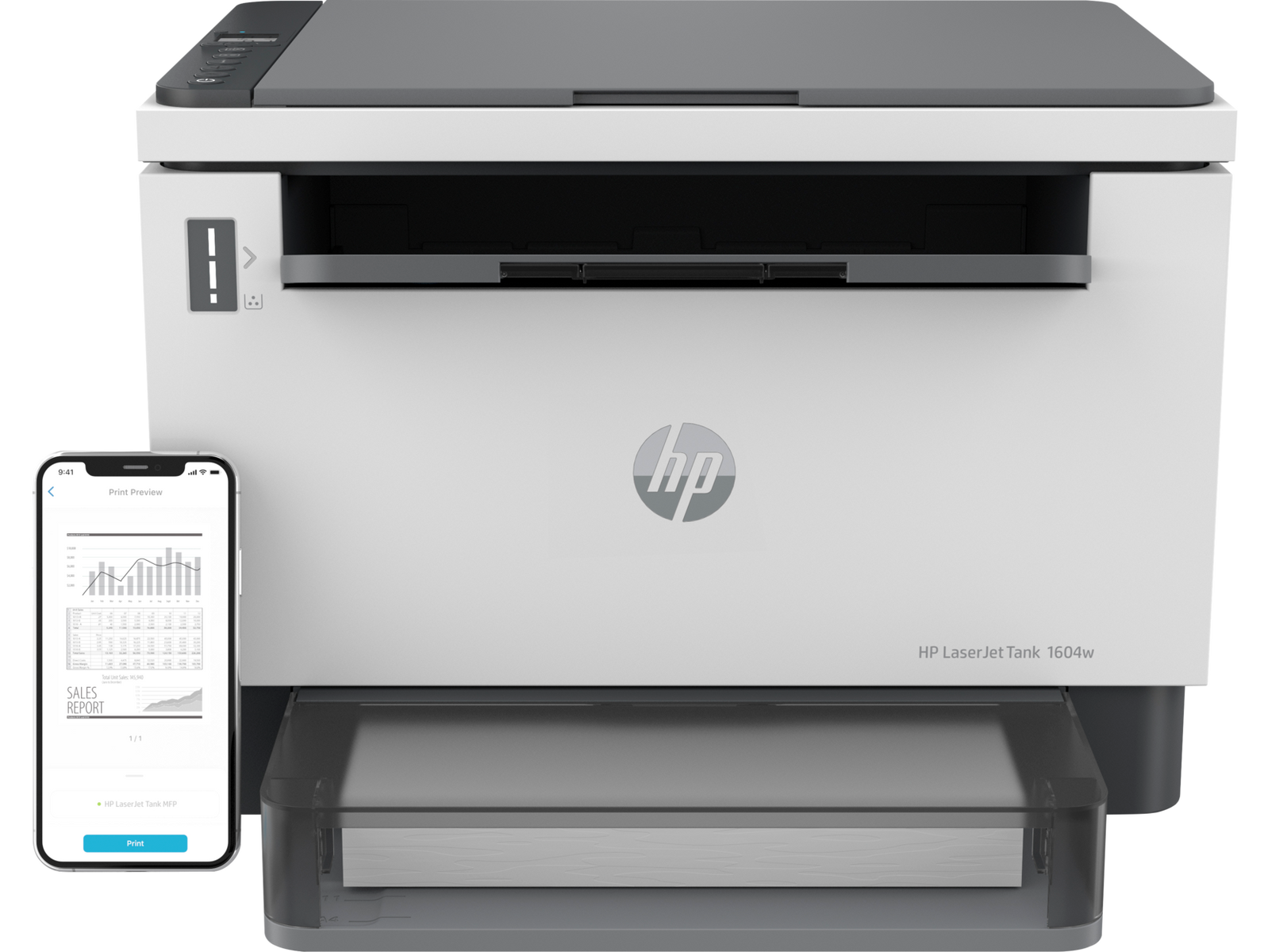 HP HP LASERJET TANK PRINTER Multifunktionsdrucker Laser WLAN 1604W MFP