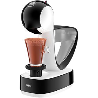 Cafetera de cápsulas - DELONGHI-DOLCE-GUSTO -, 15 bar, 1470 W, Blanco negro