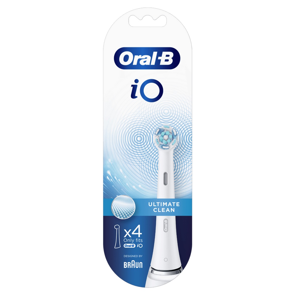 ORAL-B Oral-B iO Ultimate Elektrischer 80335623 Zahnbürstenkopf Weiß Stück(e) Aufsteckbürste 4 Clean