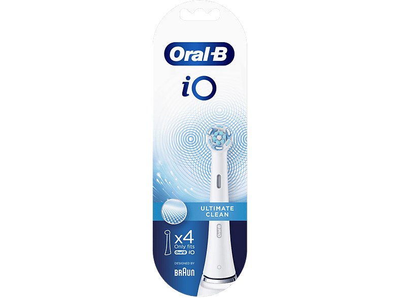 ORAL-B Oral-B iO Ultimate Clean 80335623 Elektrischer Zahnbürstenkopf 4 Stück(e) Weiß Aufsteckbürste