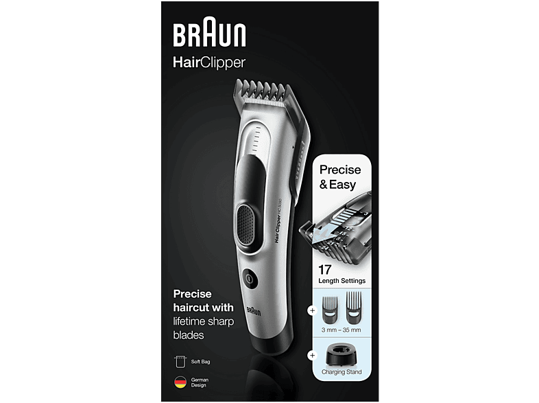 HC5090 HairClipper silber BRAUN Haarschneider