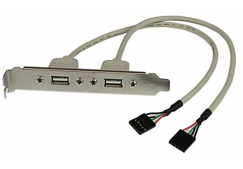 Cable USB  - USBPLATE STARTECH, Plateado