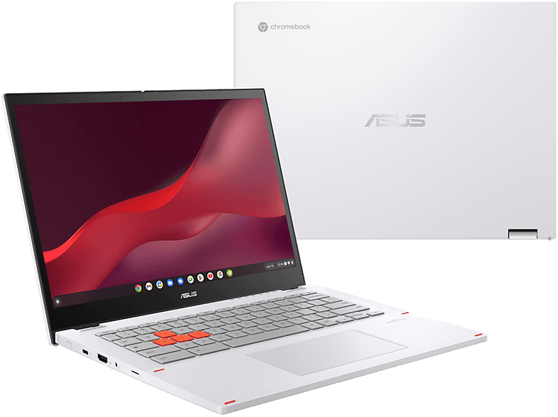 ASUS 90NX05R2-M000Y0, Gaming Notebook mit 14 Zoll Display Touchscreen, Intel® Core™ i5 Prozessor, 8 GB RAM, 256 GB SSD, Weiß