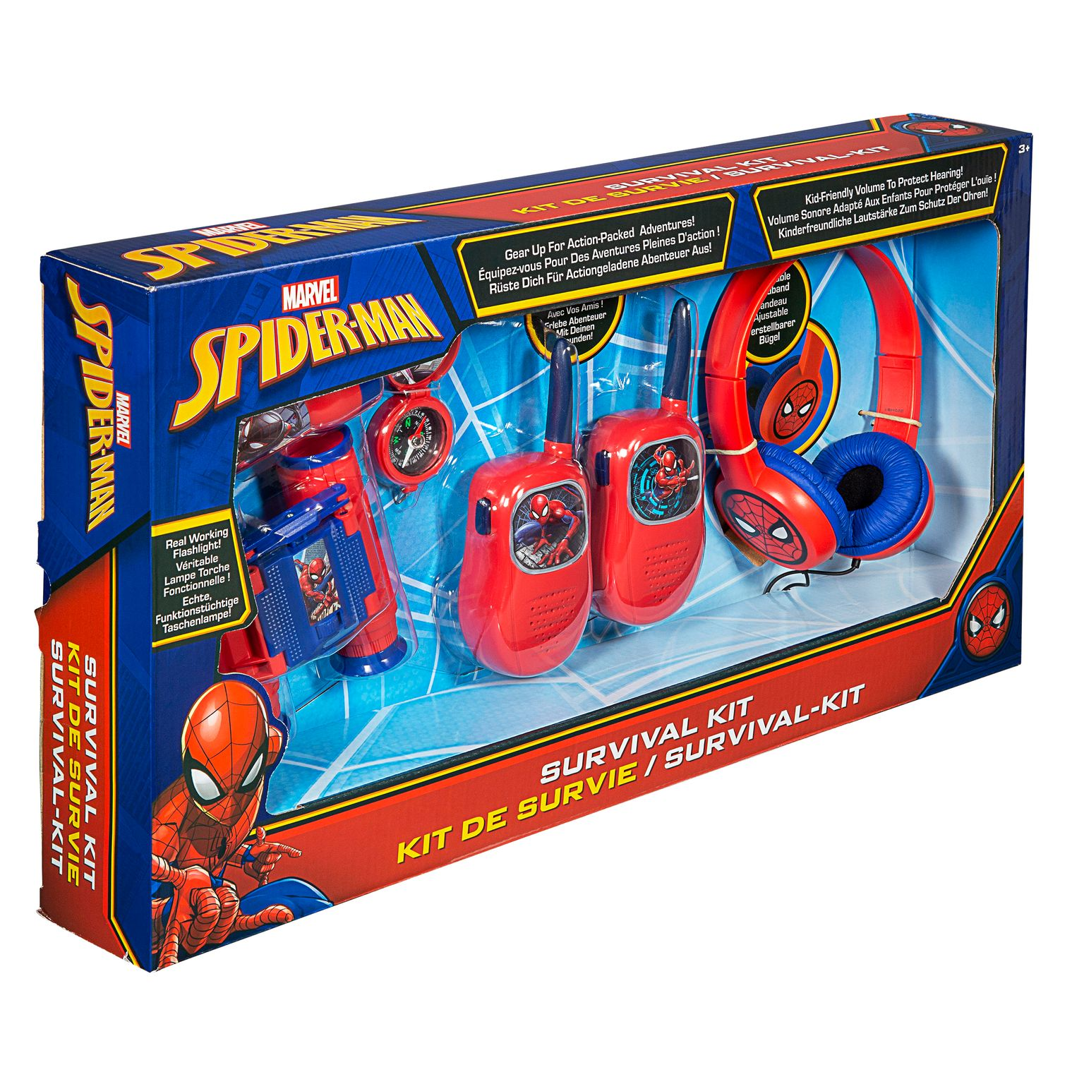 Abenteuer-Set rot Spiderman EKIDS