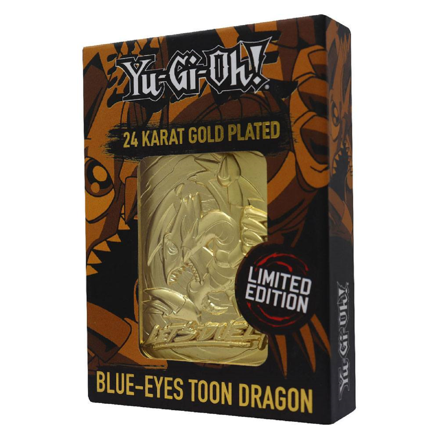 YU-GI-OH! Replik Karte Blue Dragon Toon Eyes (vergoldet) Kartenspiel