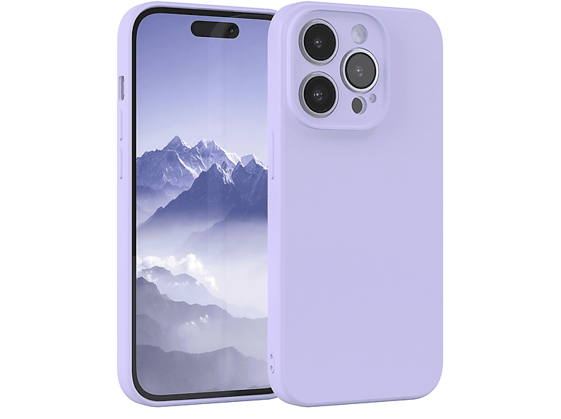 EAZY Pro, Backcover, iPhone Lila Violett Lavendel Matt, Silikon Apple, 14 CASE / TPU Handycase