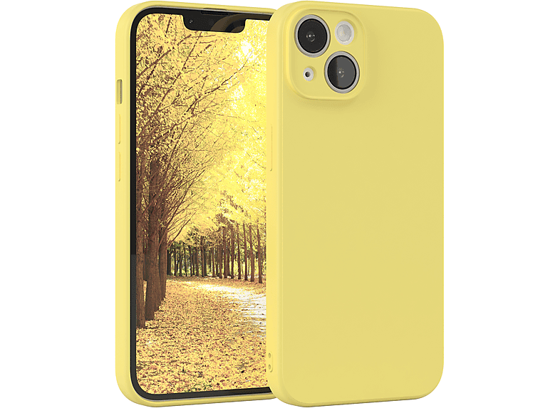 TPU Silikon iPhone Backcover, EAZY CASE 14, Gelb Handycase Apple, Matt,