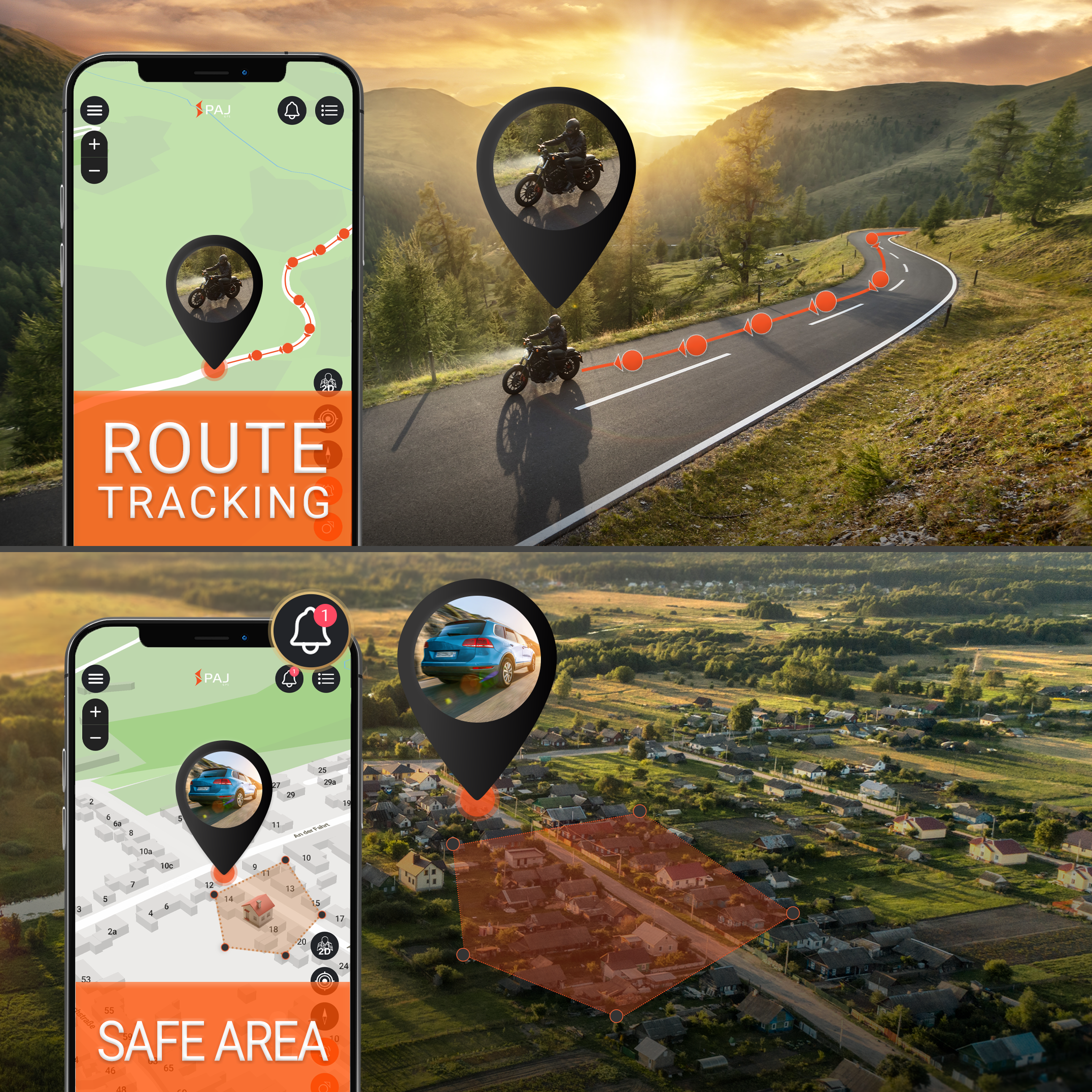 Motorroller Tracker Camping, - 4G Vehicle 2.0 9-75 LKW, GPS Fahrzeug Bus, V Motorrad, PAJ-GPS Direktanschluss Finder Motorrad PKW, und