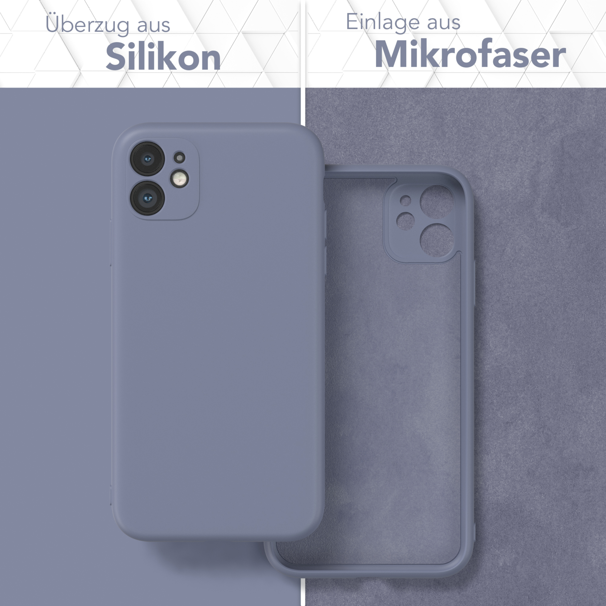 Silikon Handycase CASE Blau Eis Backcover, iPhone 11, Matt, Apple, EAZY TPU